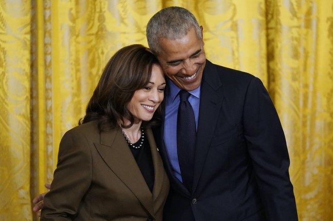 Phoning It In, Literally: Obamas Endorse 'My Girl Kamala!' Via Eavesdropping Video 17