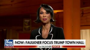 Harris Faulkner Introduces Trump As If He's King Of America 8