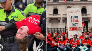 "Stop Profiting Off Genocide": 200 Arrested at Jewish Voice for Peace Protest at NY Stock Exchange 12