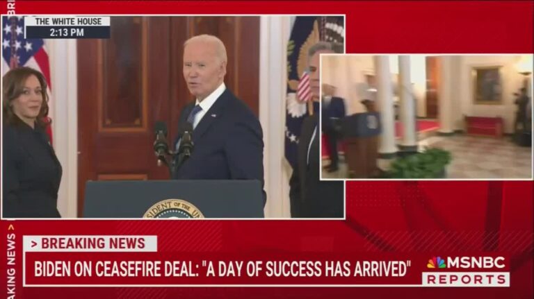 Biden Perfectly Responds When Asked Dumb Question About Ceasefire Deal 7