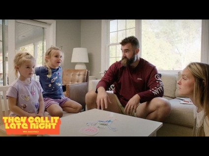 Jason Kelce's Daughters Make Hilarious Mascot For ESPN Show 2