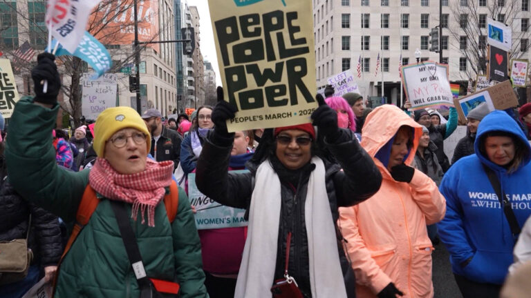 People's March: Thousands Rally Against Trump in Washington Ahead of Second Inauguration 10