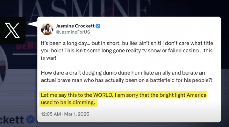 Jasmine Crockett Tells Trump: 'Quit Being Putin's Ho' 5