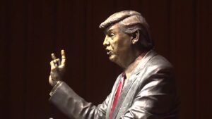 Rapid City, South Dakota Unveils Statue Of Trump 2