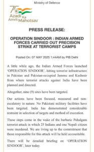 BREAKING: India Launches Missiles Into Pakistan, Hits Separatist Strongholds in Pakistani Kashmir 19