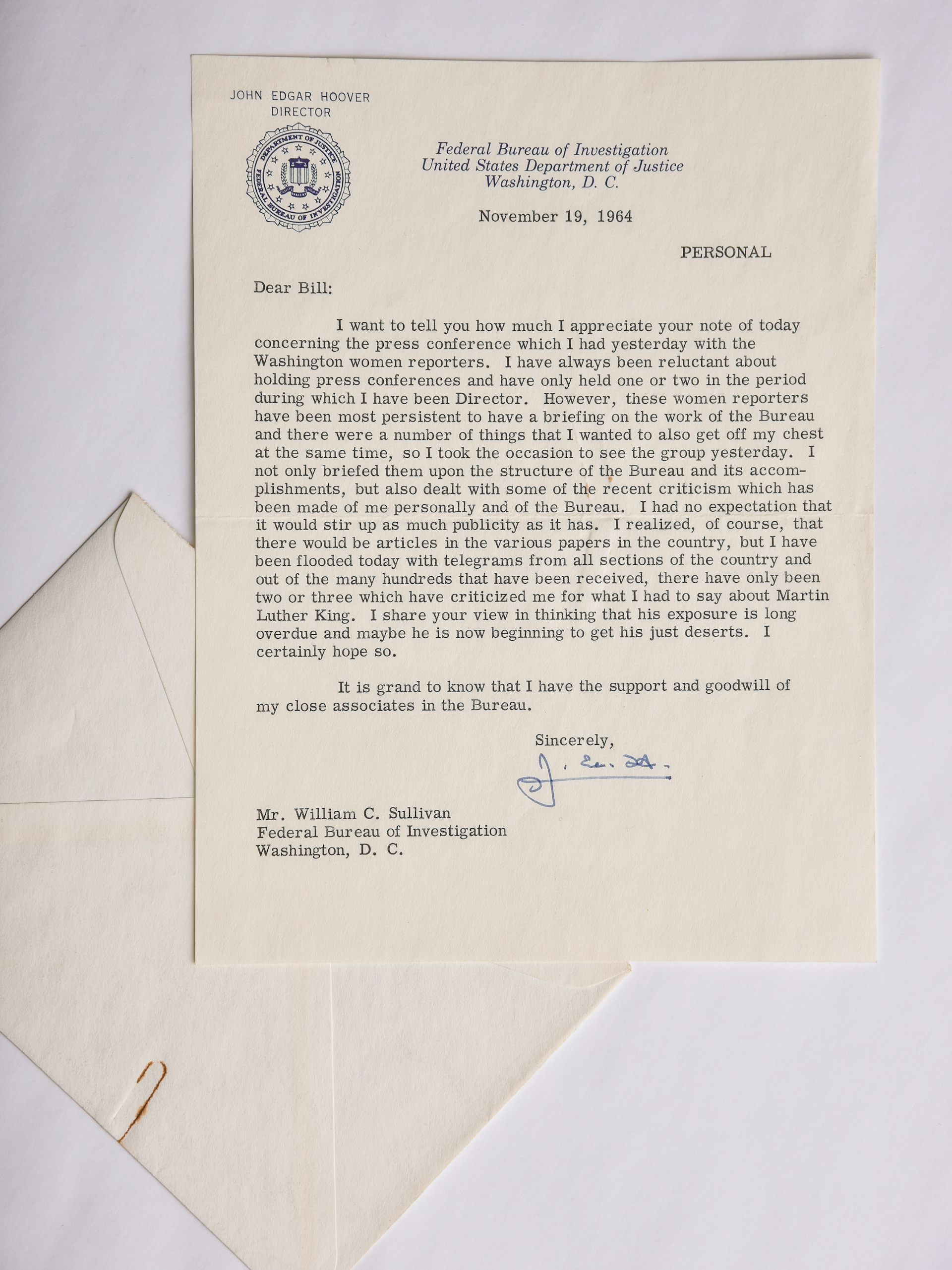 Trump Is Laying Groundwork To 'Contain' Immigrants 1 photo of a typed letter on FBI letterhead