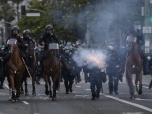 Guess Which Side of the National Guard Debate the L.A. Cops Support 23