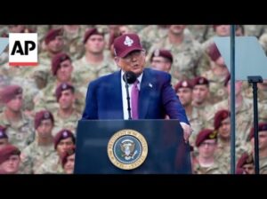 Trump Fort Bragg Speech Filled With Handpicked Soldiers Who Support Trump 6