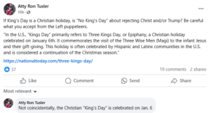 GOP Lawmaker Claims No Kings Protests Are Anti-Christian 1