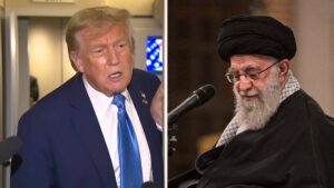Tehran Professor Reports from Iran State TV Building Bombed by Israel as Trump Threatens Khamenei 13