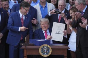 Trump Signed the BBB at the The White House on the 4th of July 20