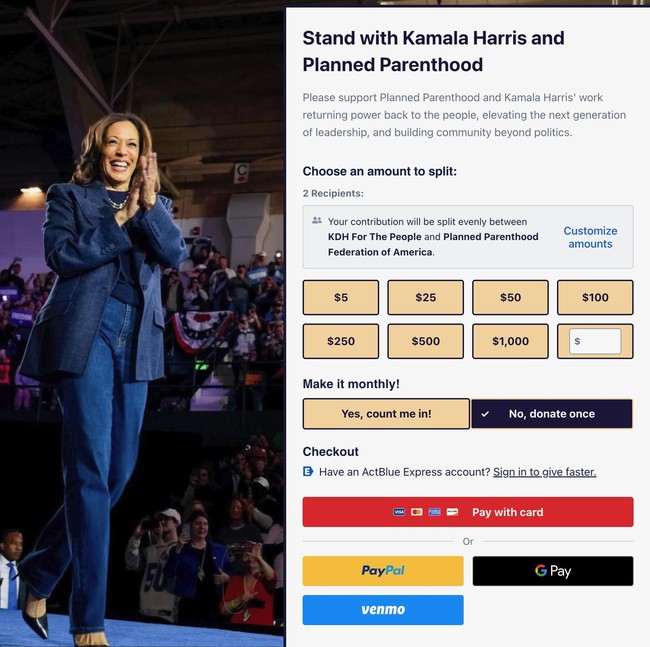 Yuck! Kamala Harris Using Breast Cancer to Raise Money for Herself and Planned Parenthood 3