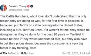 Trump To Cattle Ranchers: You're Too Stupid To Understand My Tariffs 5