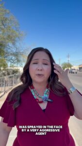 ICE Goons Pepper-Spray And Push Around Rep. Adelita Grijalva 5